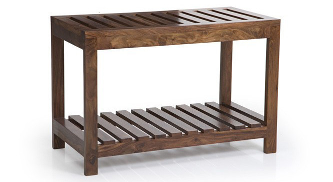Marco Luggage Bench Dark Walnut